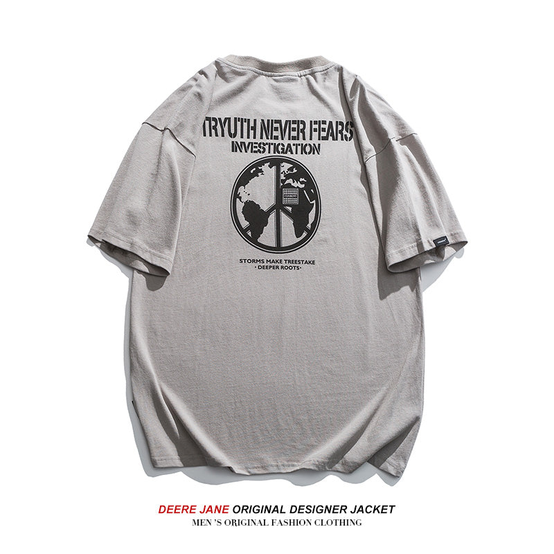 Men's T-Shirts Summer Short Sleeve T-shirt Men's Loose Half Sleeve