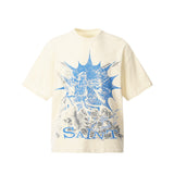 Unisex T-Shirts Saint Michael's Skeleton Print T-Shirt
