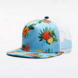 Trendy flat brimmed hat breathable adjustable sunshade