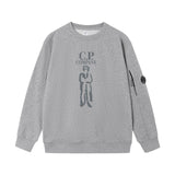 Cp Company Sweatshirts Autumn and Winter Solid Color Sweatshirts Men and Women