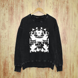 Purple Brand Distressed Sweatshirt Retro Vintage Crew Neck Sweater