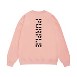 Purple Brand Sweatshirt Loose Crew Neck Sweater