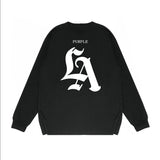 Purple Brand Long Sleeve T-Shirt Fashion Loose Long Sleeve Top