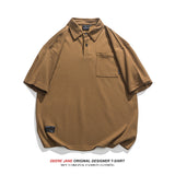 Men T-Shirts Short Sleeve T-shirt Men's Polo Shirt Summer Loose T-shirt