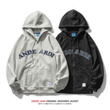 Men's Cardigan Hoodie Spring Hooded Sweater Men's Spring and Autumn Loose Student Casual Jacket