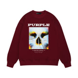 Purple Brand Sweatshirt Loose Crew Neck Sweater