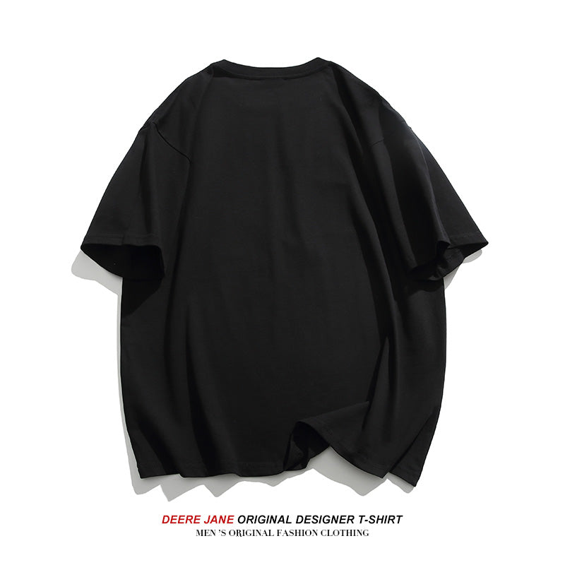 Men's T-Shirts Short-Sleeved T-shirt Men's Summer Loose Leisure All-Matching