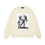 Purple Brand Sweatshirt Loose Crew Neck Sweater