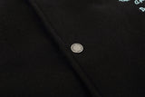 Off White Jacket Autumn/Winter OW Multi-element Logo Woolen Splicing Jacket