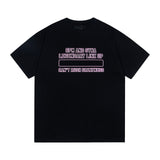 Synaworld T Shirts central cee Short Sleeve Classic Letter Print Loose Casual T-Shirt