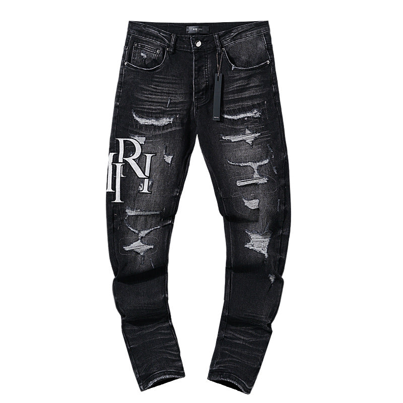 Amiri Jeans Trendy Casual Ripped Jeans