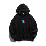 Man Fall Outfis Clothes Vintage Autumn Letters Printed Hoodie Men's Loose Casual Couple Bottoming Shirt