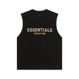 Fog Essentials tank spring summer FOG letter crew neck vest