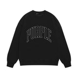 Purple Brand Sweatshirt Loose Crew Neck Sweater