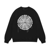 Purple Brand Sweatshirt Loose Crew Neck Sweater