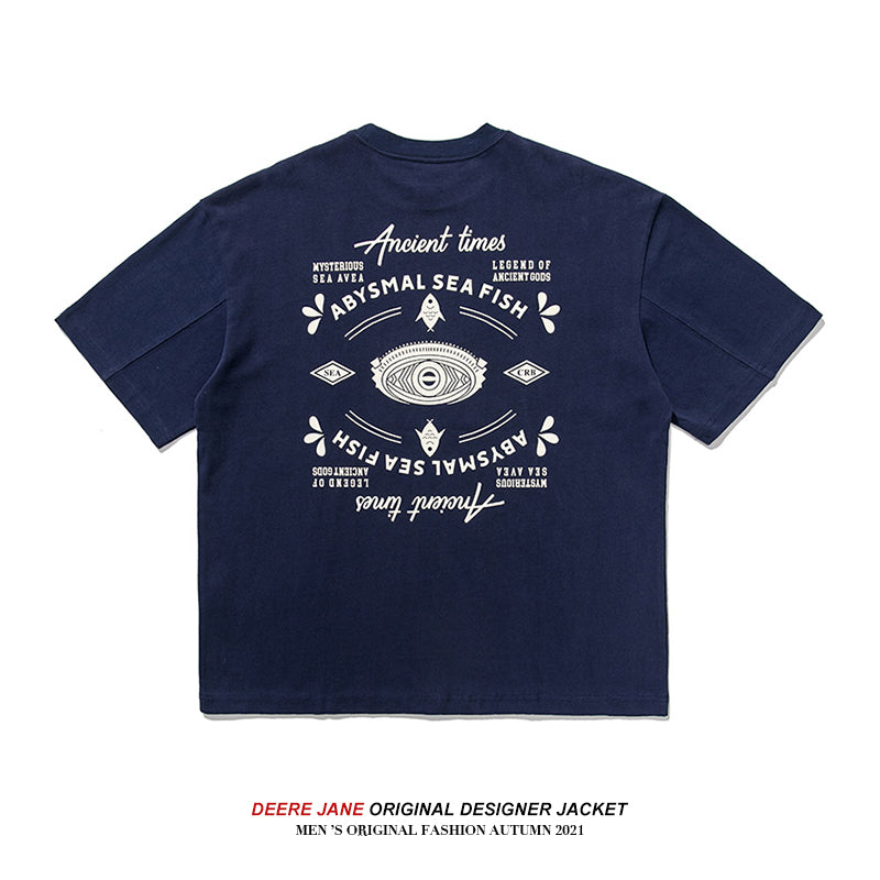 Men's T-Shirts Summer Short-Sleeved T-shirt Men's Loose