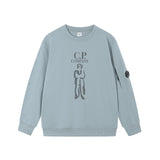Cp Company Sweatshirts Autumn and Winter Solid Color Sweatshirts Men and Women