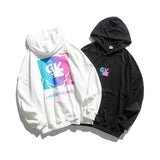 Man Fall Outfis Clothes Vintage Autumn Letters Printed Hoodie Men's Loose Casual Couple Bottoming Shirt