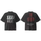 Fog Essentials T Shirts Spring and Summer FOG Washing Water Old Series Short Sleeves