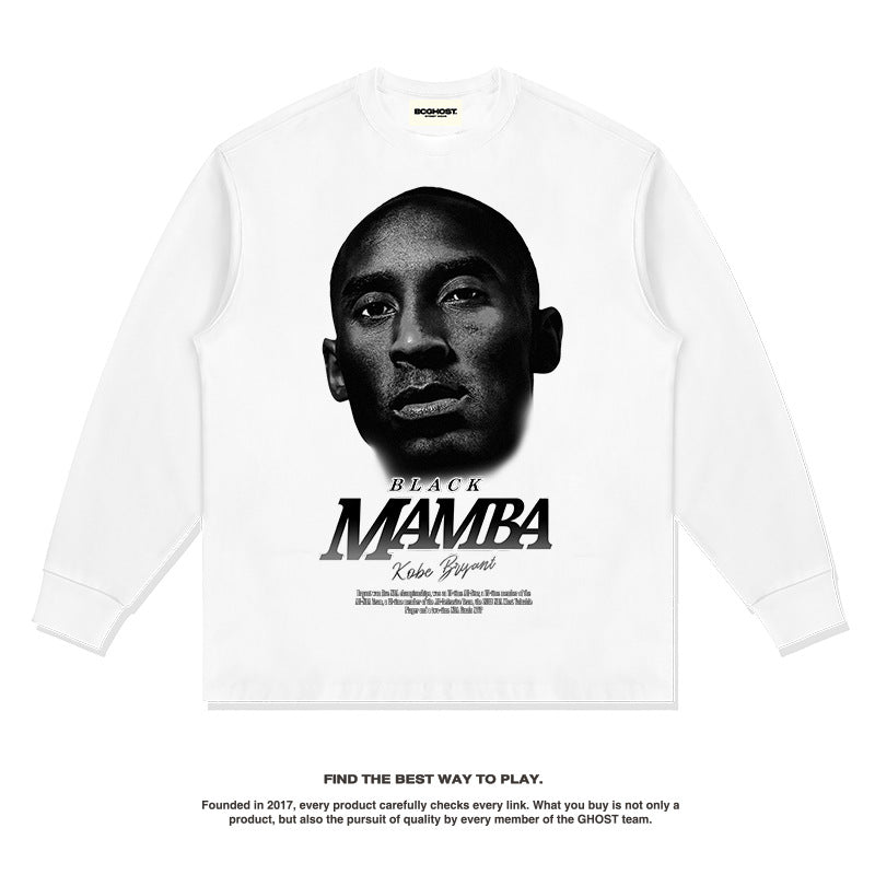 Nba Long Sleeve Shirt Cotton round Neck Men and Women