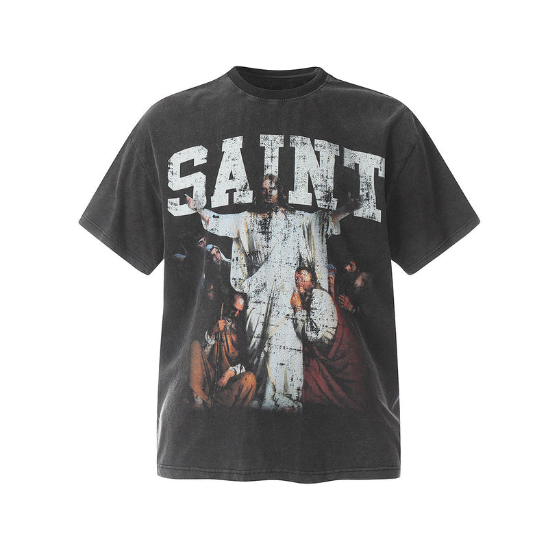 Unisex T-Shirts Saint Michael Vintage Loose T-shirt