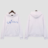 Amiri Hoodie gradual change letter pattern pullover hooded sweater men and women