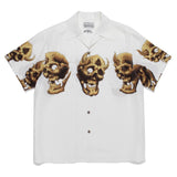 GUILTYPARTIES TIGER Shirts Skull Hawaiian Short Sleeves