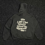 Mens Vintage T-Shirts CPFM CHO Kanye foam print KANYE loose hooded sweater