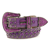 Hip-Hop Punk Rhinestone Belt for Men and Women