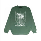 Purple Brand Long Sleeve T-Shirt Fashion Loose Long Sleeve Top