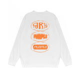 Purple Brand Long Sleeve T-Shirt Fashion Loose Long Sleeve Top