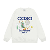Casablanca Long sleeve T-shirt Print Crew neck Casual
