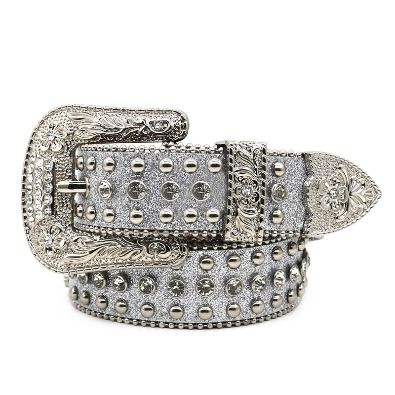 Hip-hop punk rhinestone belt punk style