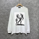 Purple Brand Long Sleeve T-Shirt Fashion Loose Long Sleeve Top