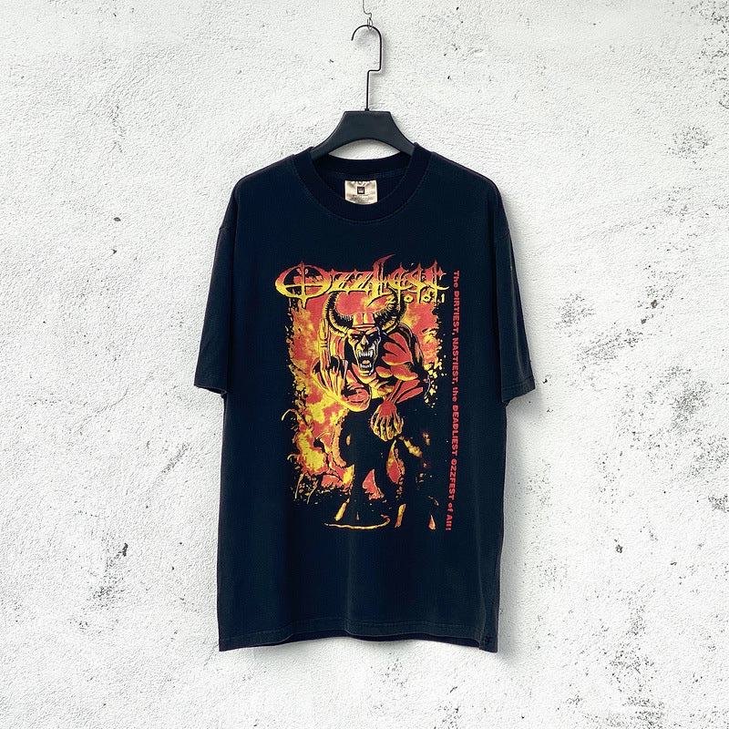 Mens Vintage T-Shirts vintage Bieber Purpose Angry Tauren Vintage Washed Old