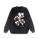 Purple Brand Distressed Long Sleeve Shirt Fashion Distressed Loose Long-sleeved Top
