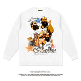Nba Long Sleeve Shirt American Basketball Long Sleeve T-shirt Neckline