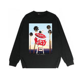 Purple Brand Long Sleeve T-Shirt Fashion Loose Long Sleeve Top