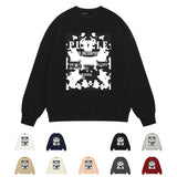 Purple Brand Sweatshirt Loose Crew Neck Sweater