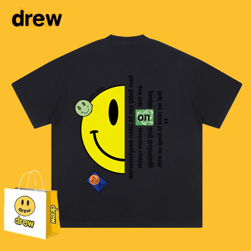 Drew T Shirts Short-Sleeved Clothes Loose Street