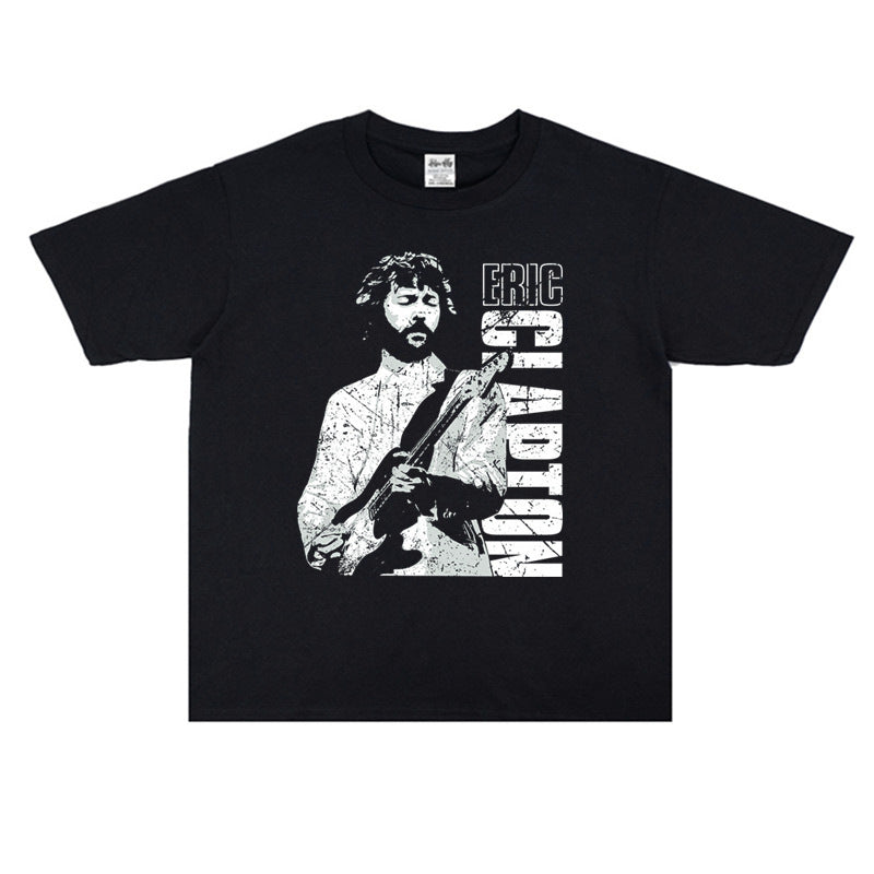 Rock Star T Shirt Eric Patrick Clapton Bruce Rock T-shirt