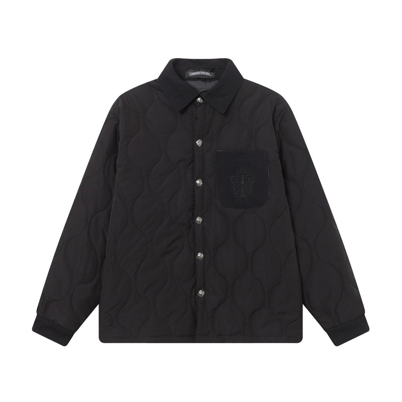 CHH Chrome Heart Coat ChromeHearts Thickened cotton clothes warm men's and women's coats in autumn and winter