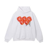 Denim Tears Hoodie Kapok Printed Hoodie Sweatshirt Baggy Coat