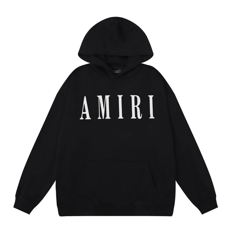 Amiri Hoodie AMI Letter logo print hooded sweater for men and women