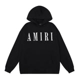 Amiri Hoodie AMI Letter logo print hooded sweater for men and women