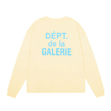 Gallery Dept Long Sleeve Shirt Alphabet Slogan Pocket Long Sleeve T-Shirt Bottom Shirt