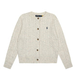 Ralph Lauren Knitted sweaters RL pips yarn knitted twist sweater cardigan