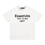 Fog Essentials T Shirts Spring/Summer FOG Letter Print Pattern Crew Neck Pullover Short Sleeves