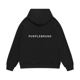 Purple Brand Hoodie Fashion Loose Hooded Sweater