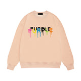 Purple Brand Sweatshirt Loose Crew Neck Sweater